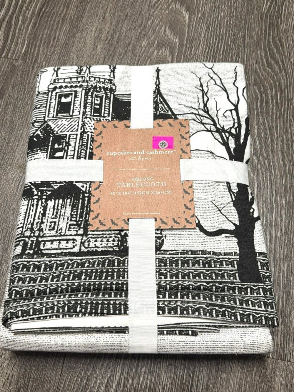 Tablecloth Spooky Scene Cotton Oblong Table Halloween New